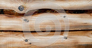 Boards with a clear texture and swirls closeup. Wood texture_