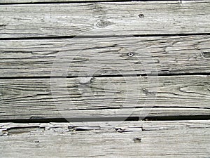 Boards from fishing pier