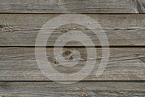 Boards of wood on an old fence