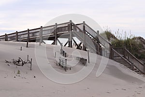 Boardwalk by the beach 1