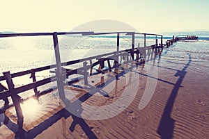 Boardwalk on the beach