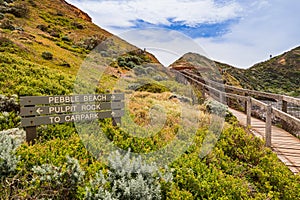 The boardwalk at Cape Schanck, part of the Mornington Peninsula National Park