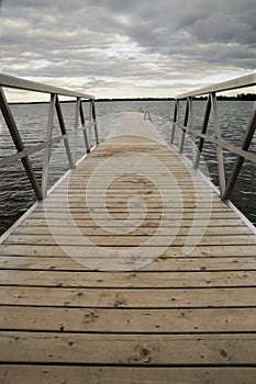 Boardwalk during dusk