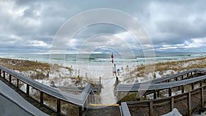 Boardwalk to Henderson State Park beach in Destin, Florida.