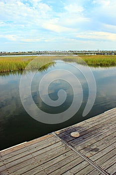 Boardwalk on the inlet