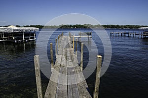 Boardwalk on Lake Okoboji, Iowa