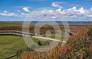 Boardwalk over Marsh at Fort Fisher State Historic Site