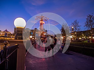 Boardwalk at Paradise Pier at Disney