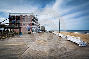 The boardwalk in Rehoboth Beach, Delaware.