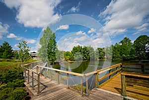 Boardwalk at Reiter community park in Longwood, Florida