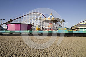 Boardwalk and Roller Coaster