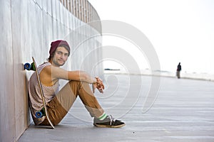 Boardwalk skateboarding photo