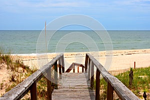 Boardwalk to the beach