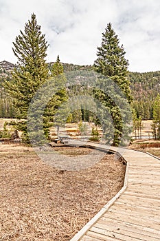 Boardwalk to a Picnic Table