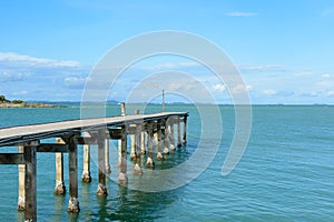 Boardwalks at Khao Laem Ya National park in Thailand