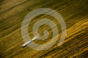 Boat on Amazon river