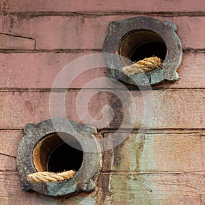 boat anchor rope holes