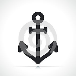 Boat anchor thin line icon