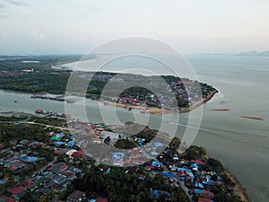 A boat back home from sea at Kuala Muda