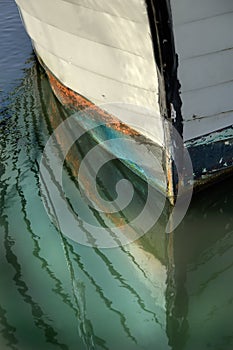 Boat Bow Reflections