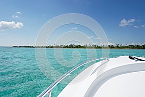 Boat in the Caribbean