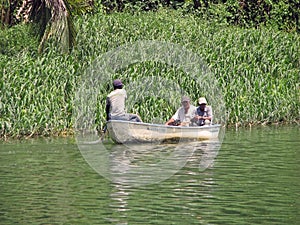 Boat on the Chavon river