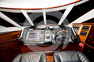 Boat cockpit