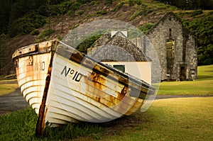 Boat and Convict Ruins, Norfolk Island