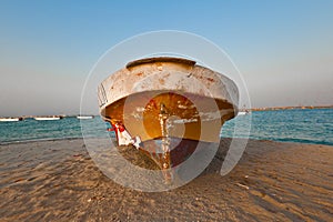 A boat in Dammam SA