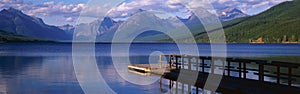 Boat dock at Lake McDonald