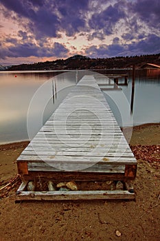 Boat Dock on Lake Okanagan