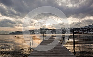 Boat Dock on Lake Okanagan