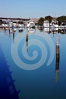 Boat Dock Reflection