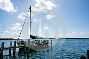 Boat Docked at Adams Key