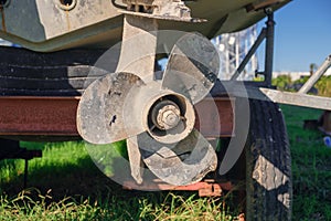 Boat engine propeller