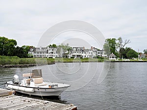 Boat and Fancy Resort at Saint Michaels Harbor
