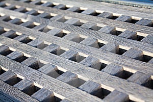 Boat gangway close up