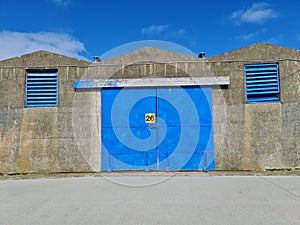 Boat garage in Howth Harbour