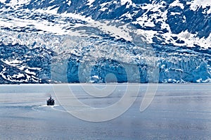 Boat in Glacier Bay
