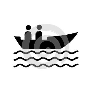 Boat  Glyph Style vector icon which can easily modify or edit