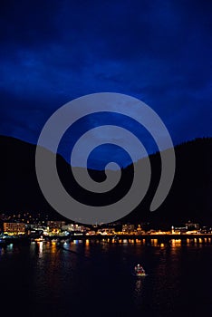 Boat in harbor, Juneau, Alaska