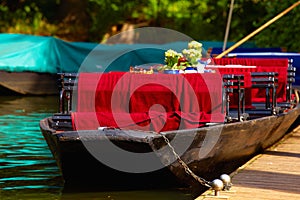 The boat harbor in Lehde