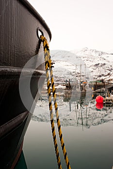 Boat in Harbor in Valdez Alaska