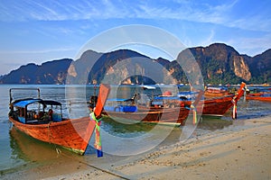 Boat Harbour, Tonsai Bay, Phi Phi, Thailand