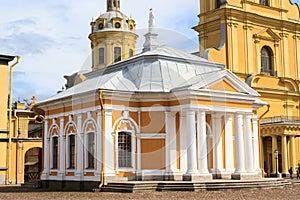 Boat house of Peter the Great and Peter and Paul cathedral, Pete