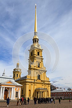 Boat house of Peter the Great and Peter and Paul cathedral, Pete