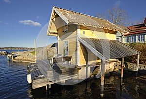 Boat House in Vaxholm photo