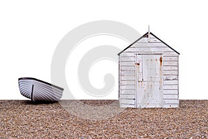 Boat and hut