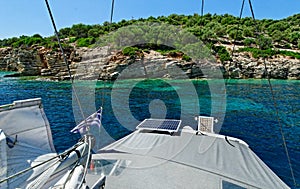 Boat on Ionian Sea