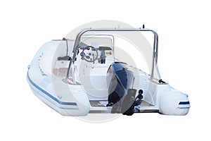 Boat isolated under the white background